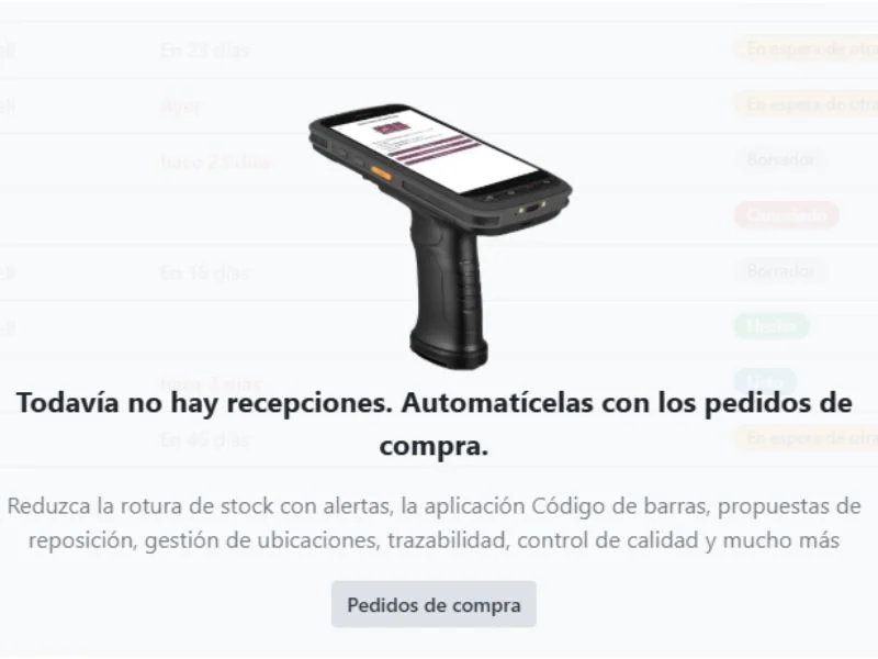 ERP para control de inventarios